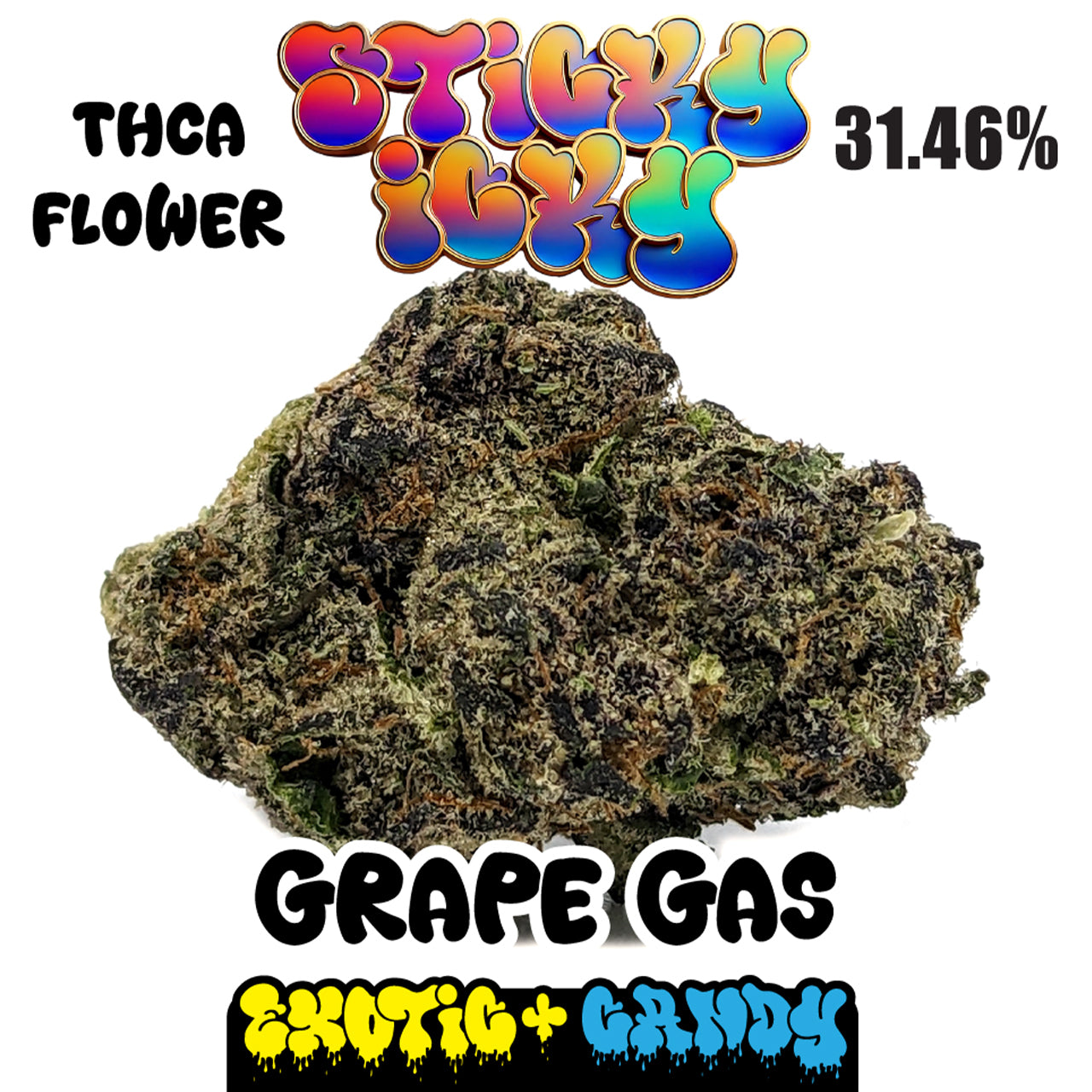 Sticky Icky - THCA Flower 3.5g - All Tiers Sticky Icky - THCA Flower 3.5g - All Tiers
